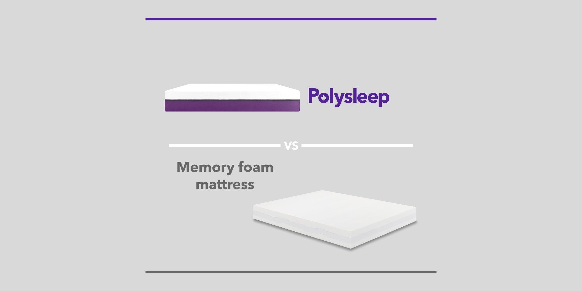 Memory Foam Mattress vs Polysleep Mattress